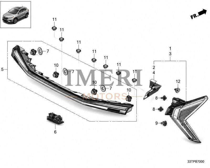 Backup Light Assembly / Reverse Light