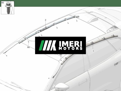 6600134433 Side Curtain Airbag Left ZEEKR 7X
