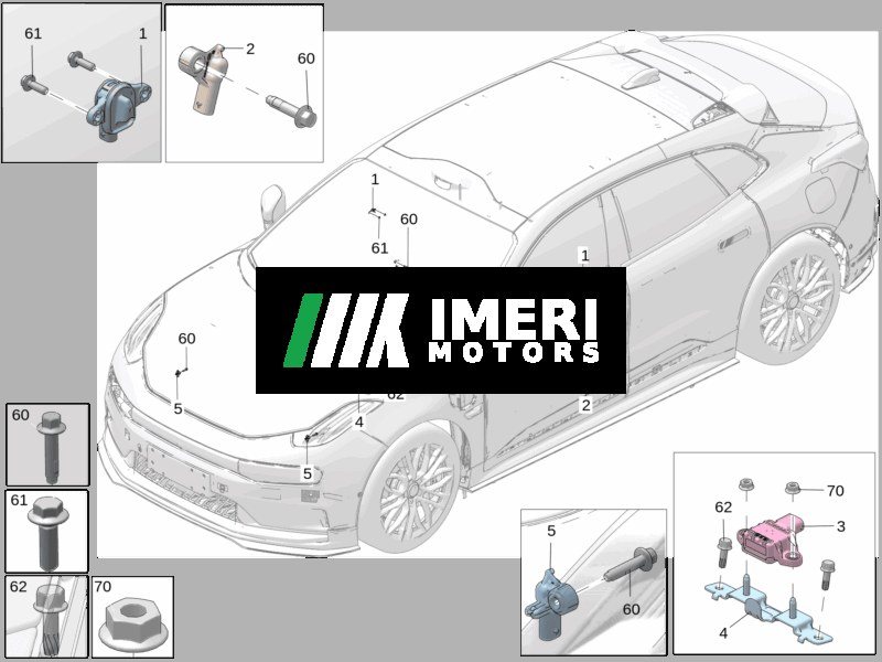 Door Pressure Sensor (for Side Airbag deployment detection)