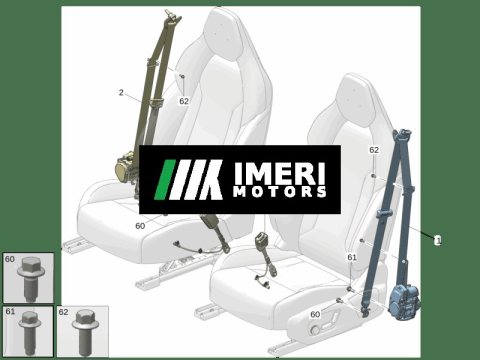8894953841LA2 Driver Seat Belt ZEEKR 7X