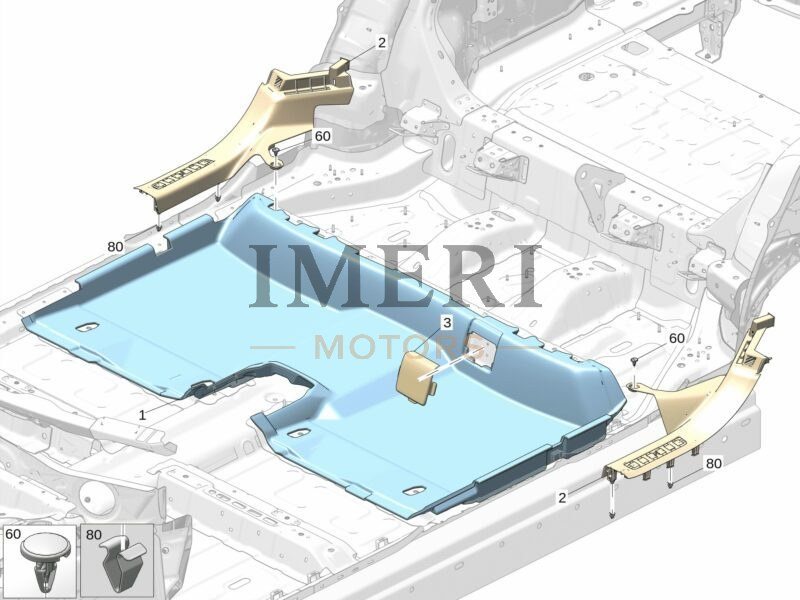 Rear Carpet - ZEEKR 7X
