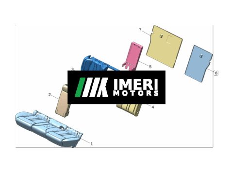 6608104542 Rear Seat Cushion Pad Assembly ZEEKR 7X