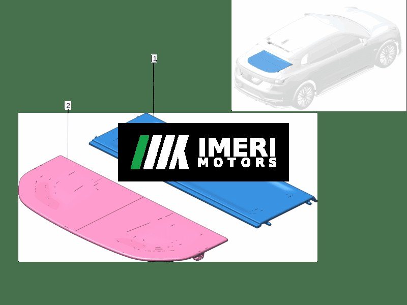 Parcel Shelf / Rear Shelf - ZEEKR 7X