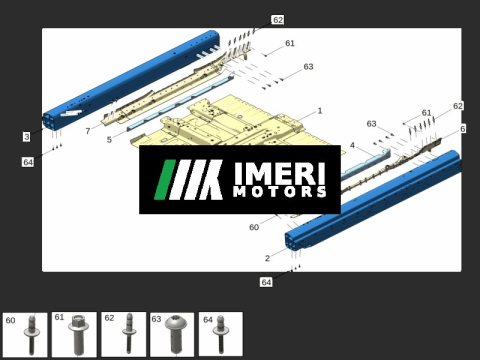 6608151401C15 Center Floor Panel / Tunnel ZEEKR 7X