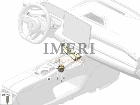 6608112912WA1 Center Console Switch Module (CCSM) ZEEKR 7X