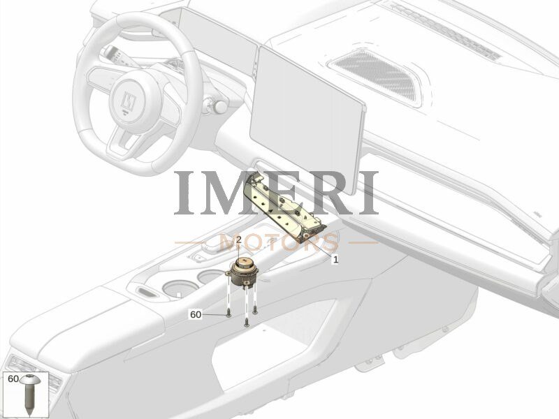 Center Console Switch Module (CCSM) - ZEEKR 7X