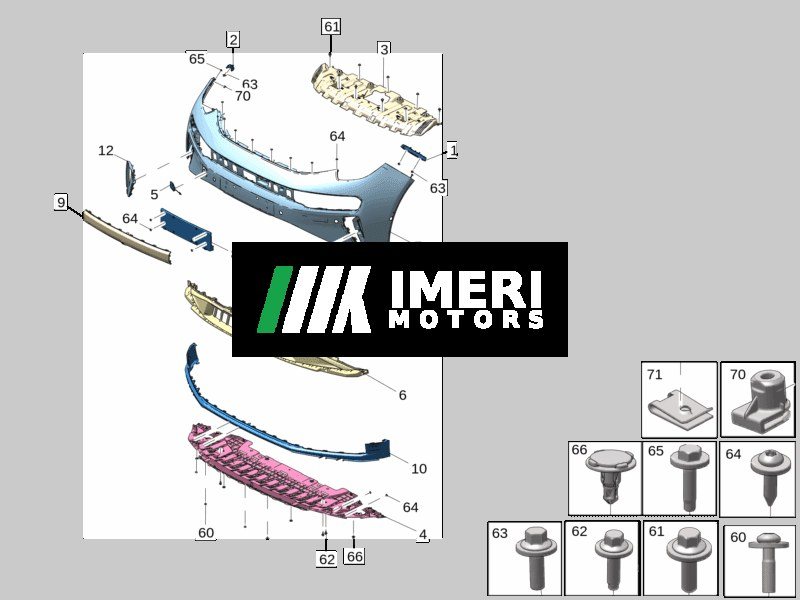 Front Bumper Upper Cover / Fascia