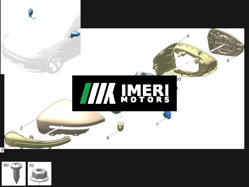 Mirror Base / Housing Left - ZEEKR 7X