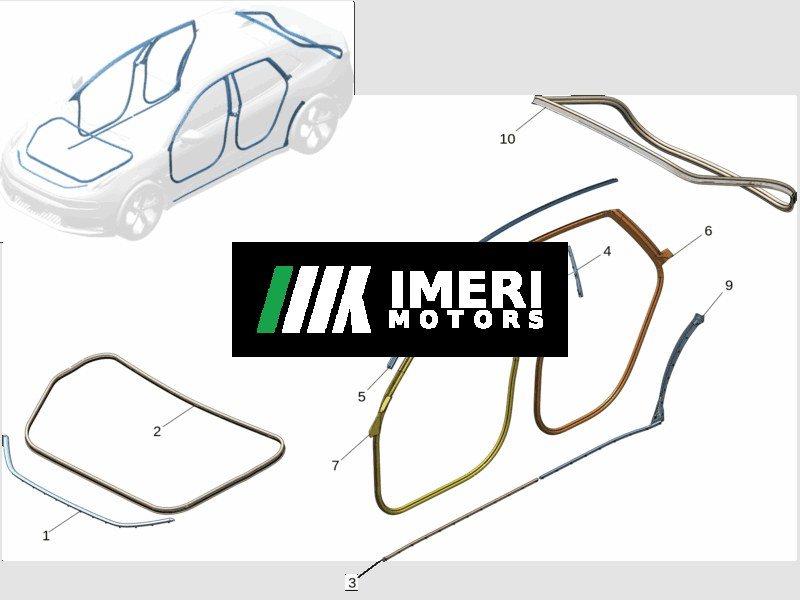 Engine Compartment Front Seal - ZEEKR 7X