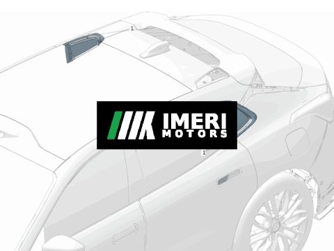 8891303426B03 Rear Quarter Glass Left ZEEKR 7X