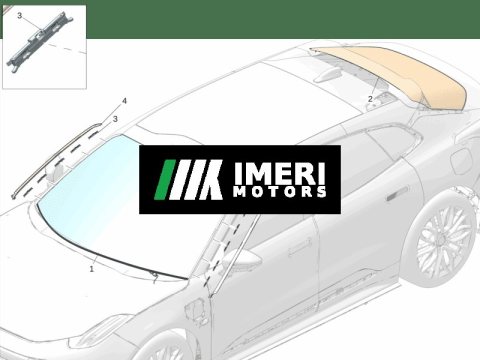 6608118549 Windshield / Front Windshield Glass ZEEKR 7X
