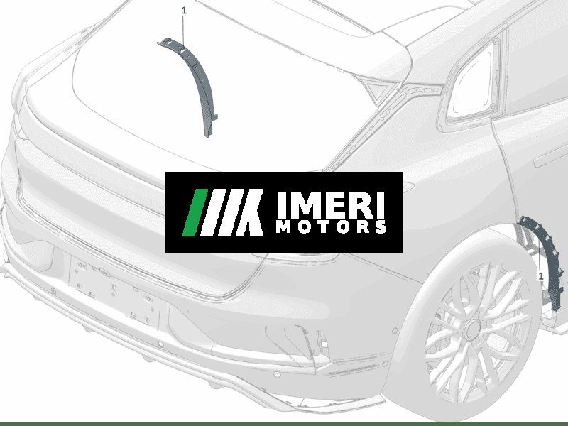 Rear Fender Flare Right - ZEEKR 7X