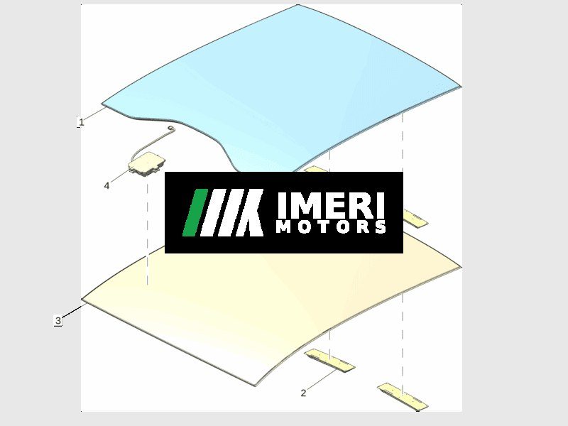Fixed Panoramic Glass Roof Panel - ZEEKR 7X