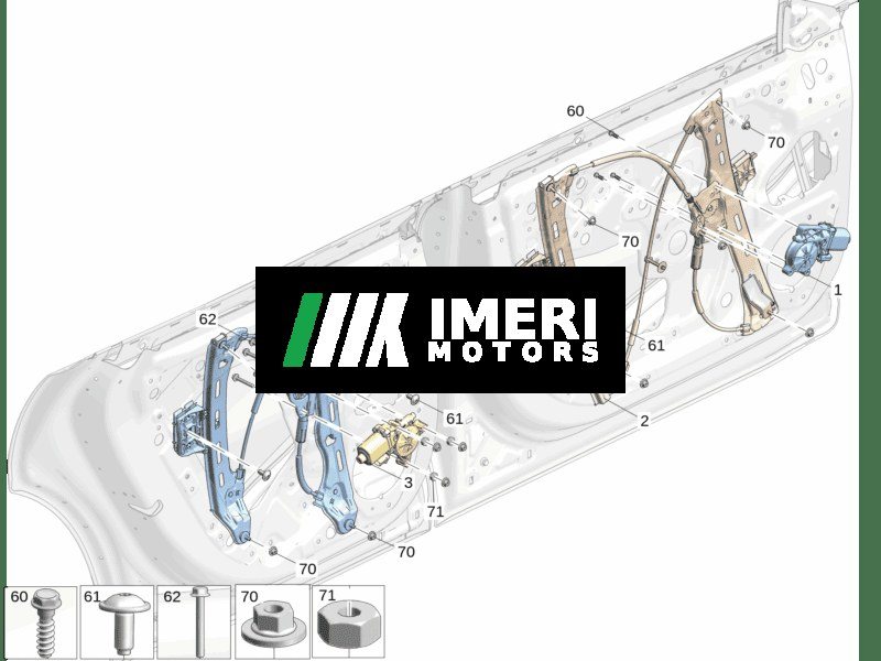 Front Window Regulator Motor Right - ZEEKR 7X