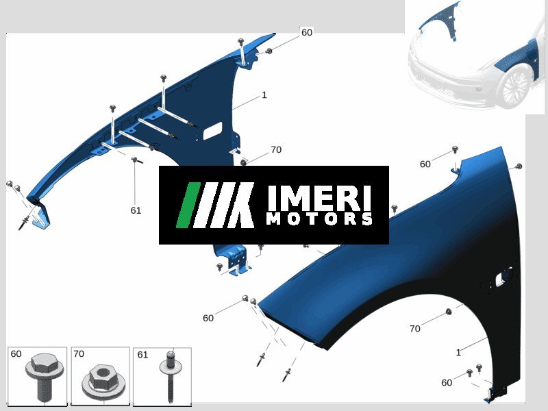 Front Fender Right - ZEEKR 7X