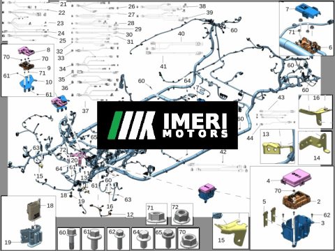 6608196037 Body Harness ZEEKR 7X
