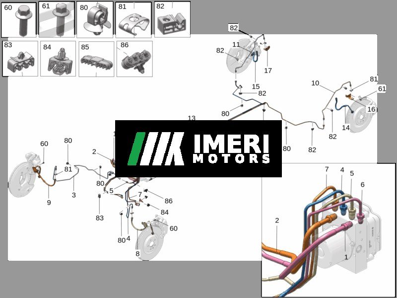 Brake Master Cylinder Hose