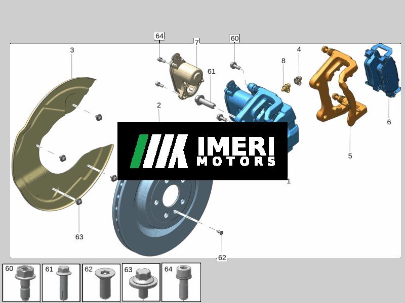 Rear Brake Caliper Left Rear Brake Caliper Right - Zeekr 009