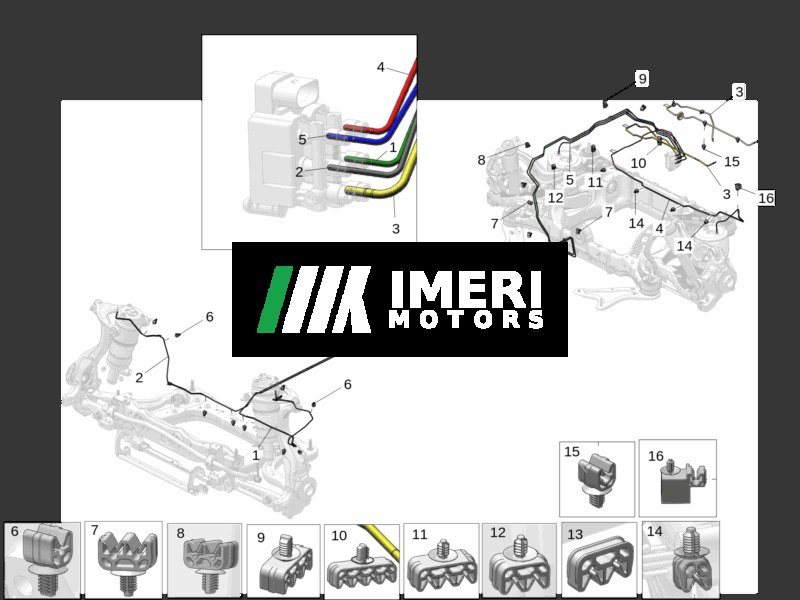 Front Air Spring Air Line Left - Zeekr 009