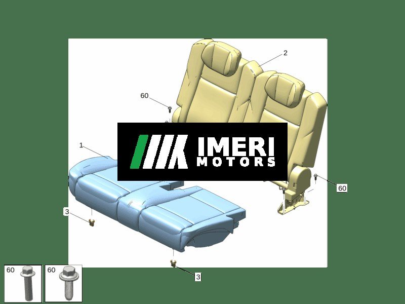 Rear Seat Cushion Assembly - Zeekr 009