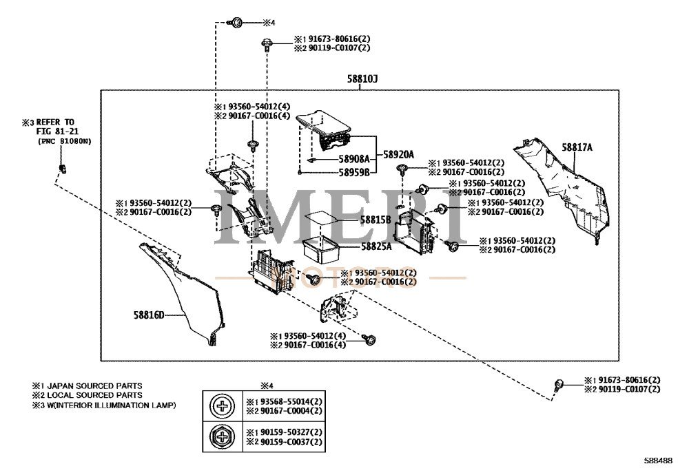 Console Box Assembly - Toyota bZ4X