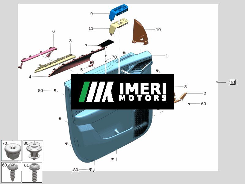 Front Door Trim Panel - Zeekr 009