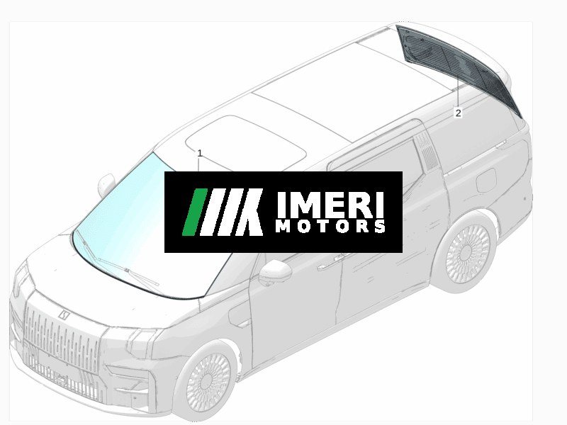 Front Windshield Glass Rear Windshield Glass - Zeekr 001