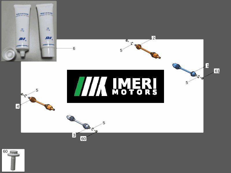 Front Drive Shaft / Rear Drive Shaft - Zeekr 001