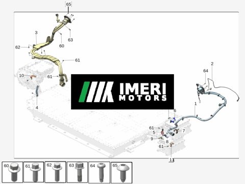 6608062338 - AC Charging Socket Wiring Harness Zeekr 001