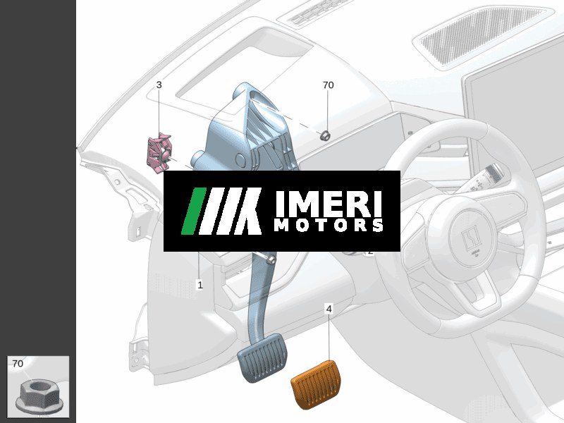 Brake Pedal - Zeekr 001