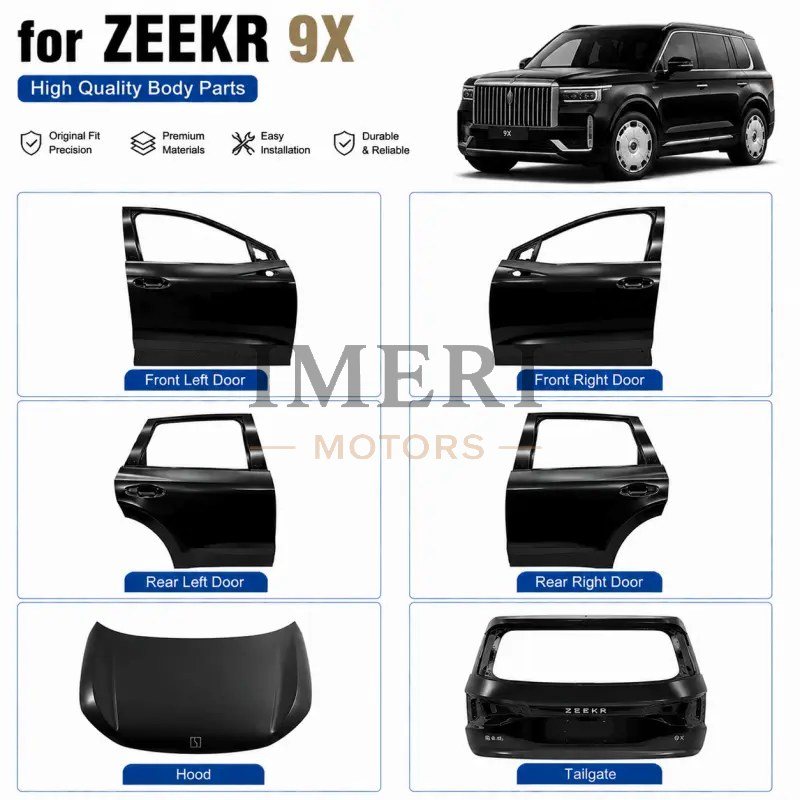 Full Body Panels - 4 Doors + Front Hood + Rear Tailgate - ZEEKR 9X