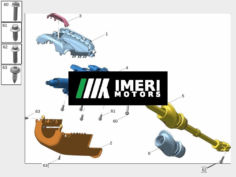 Upper Steering Column Cover / Lower Steering Column Cover - Zeekr 001