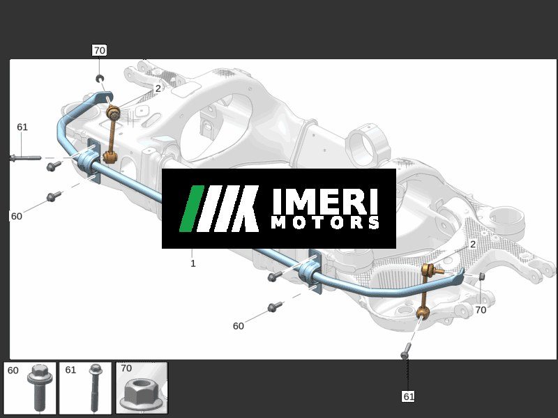 Rear Anti-roll Bar - Zeekr 001