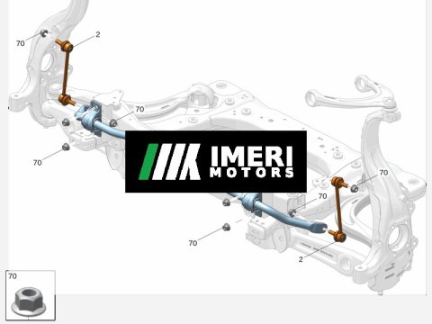 6600138260 - Front Anti-roll Bar Zeekr 001