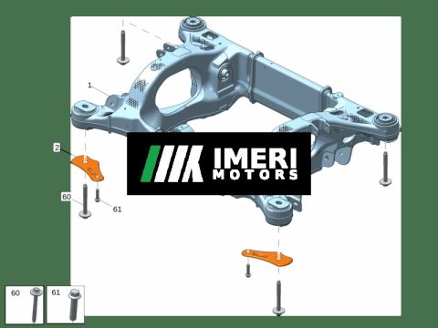 8893171949 - Rear Subframe Zeekr 001