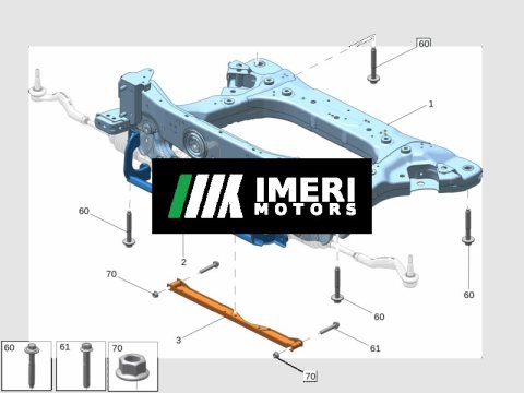 6600138310 - Front Subframe Zeekr 001