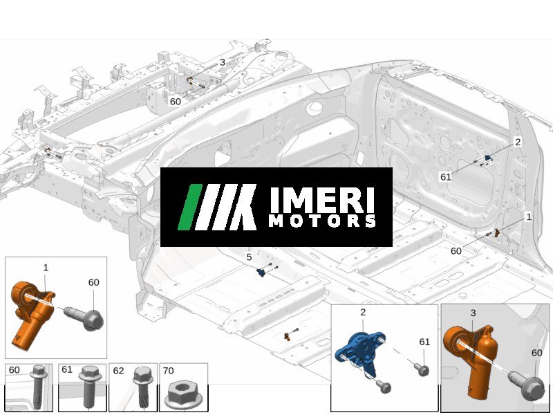 8888483220 - B-Pillar Acceleration Sensor - Zeekr 001