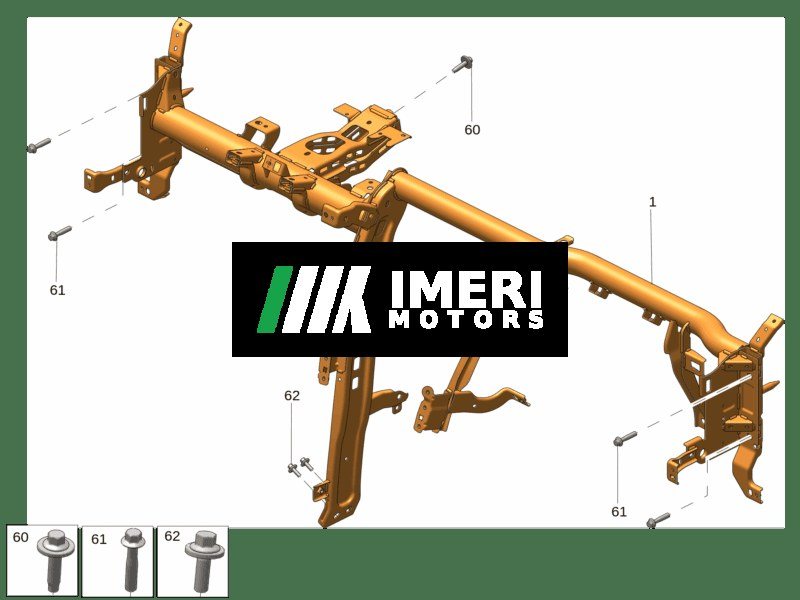 Instrument Panel Cross Beam - Zeekr 001