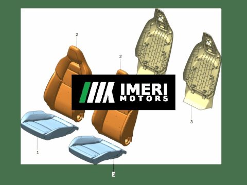 6608063111, 6608063097 - Driver Side Seat Cushion Foam Zeekr 001