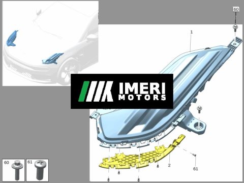 6600190492, 6600190490 - Auxiliary Lamp (Right/Left) Zeekr 001