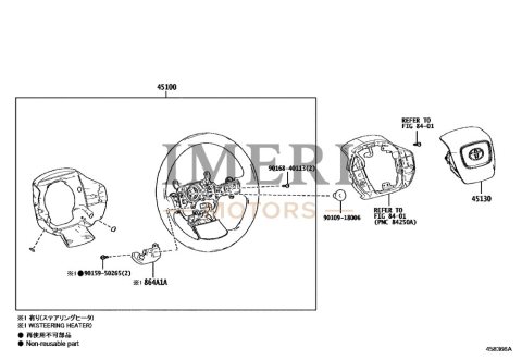 451000R310C0 Steering Wheel Assembly Toyota bZ4X