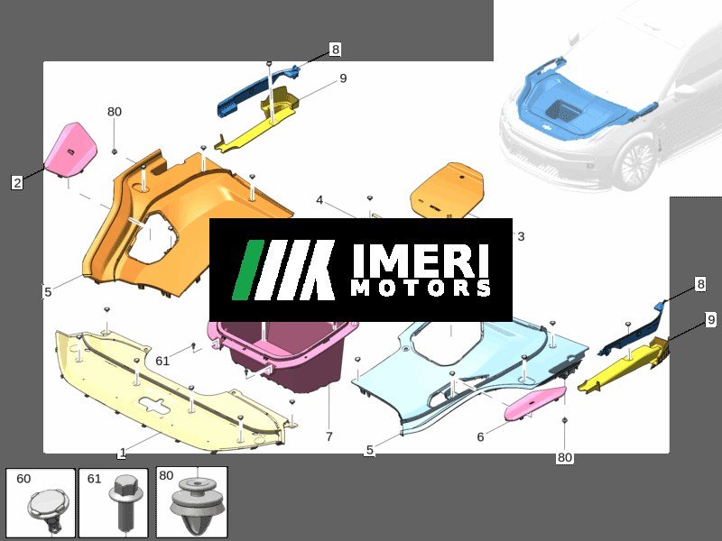 Engine Compartment Front Cover - Zeekr 001