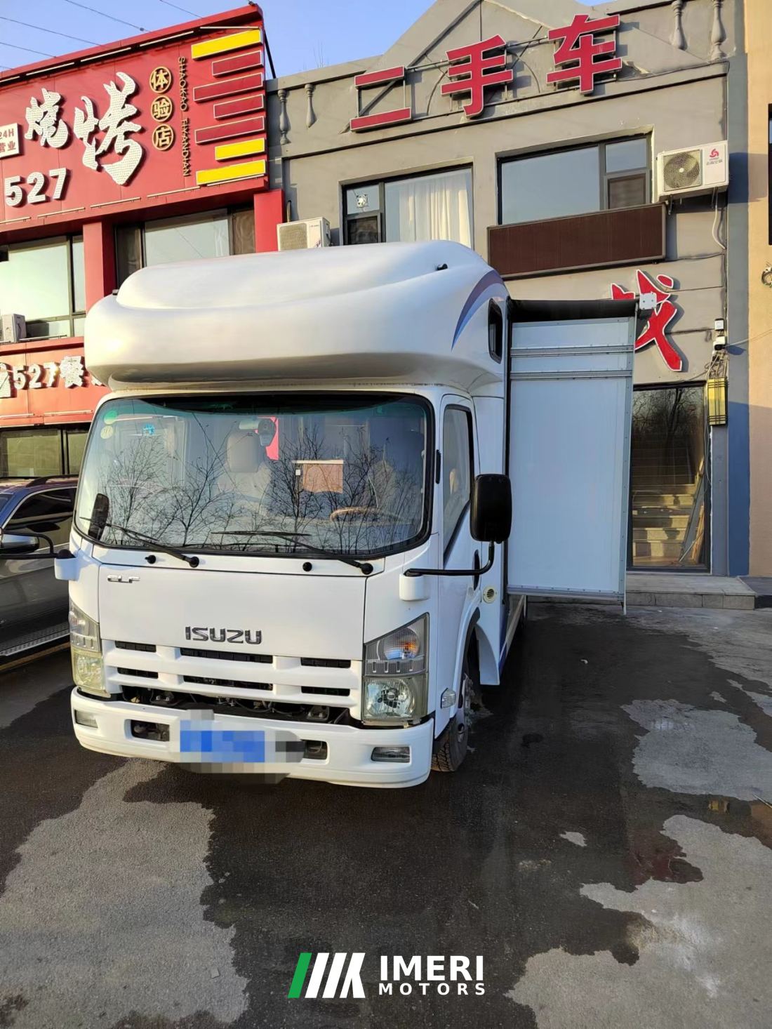 Isuzu 19 700P Side Expansion 5.2T - სახლი-მანქანა ჩინეთიდან