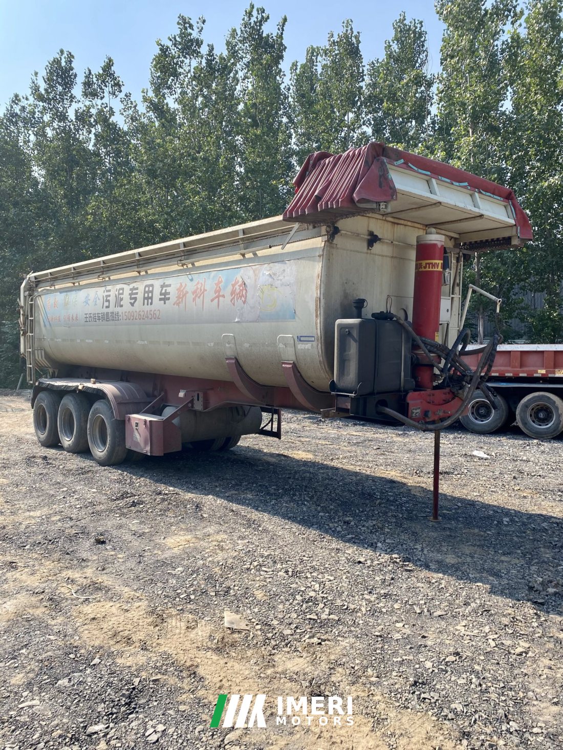 9.5 m x2.55 m 3 semi-trailer - სატვირთო ჩინეთიდან