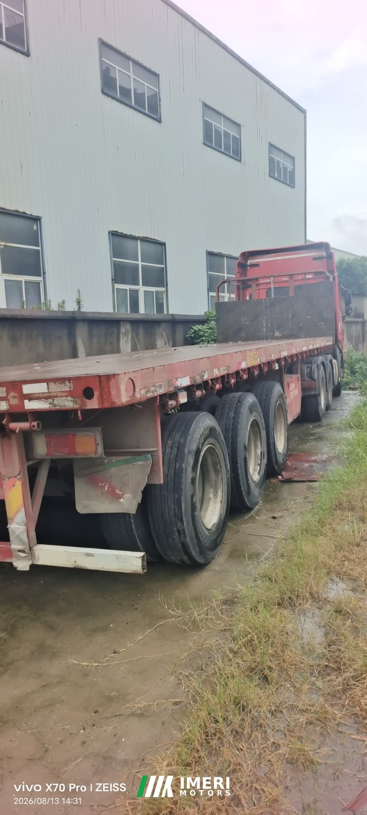2022 10 m x2.5 m 3 flatbed semi-trailer