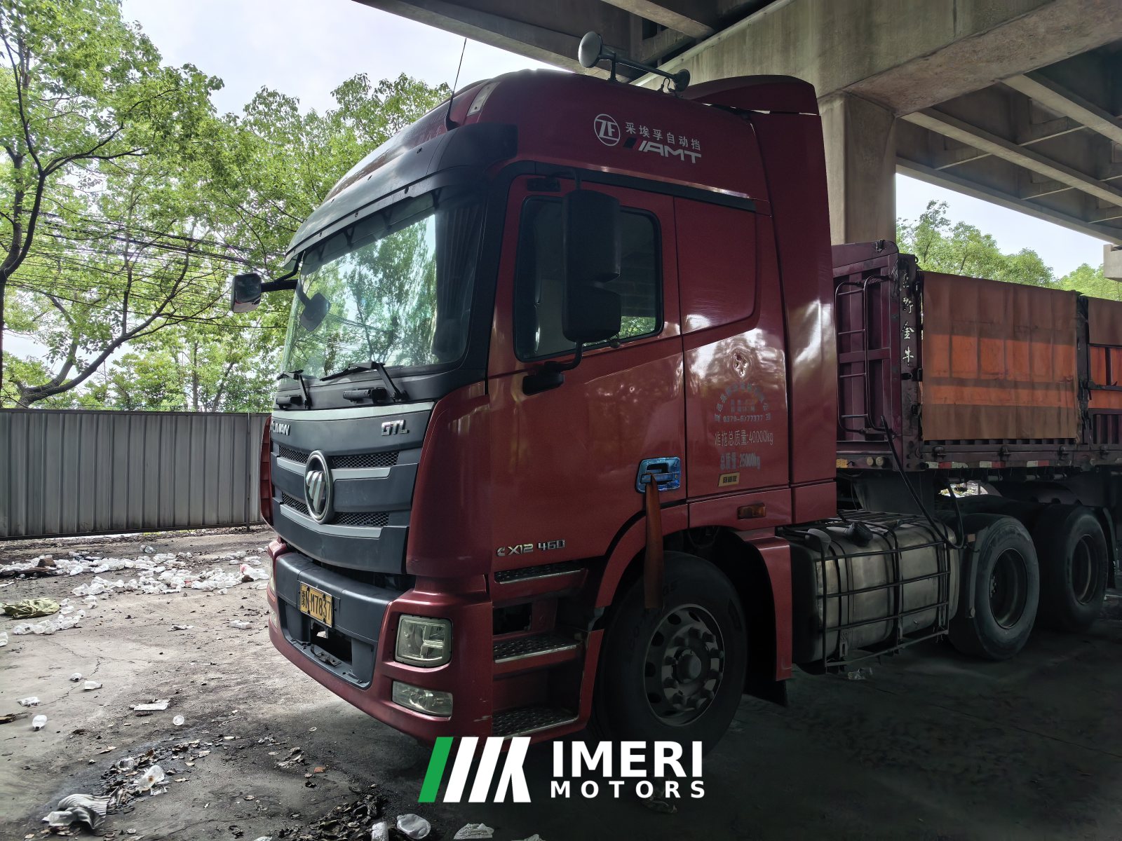 2021 Foton Auman GTL 460 hp 6X4