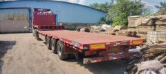 13 m x 2.55 m 3-axle low flatbed semi-trailer - фото 1