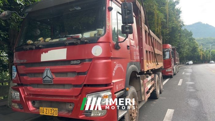 Sinotruk HOWO T6G 380 hp 6X4 5.8 m - სატვირთო ჩინეთიდან