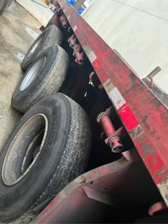 12 m x2.55 m 3 flatbed semi-trailer - ფოტო 3