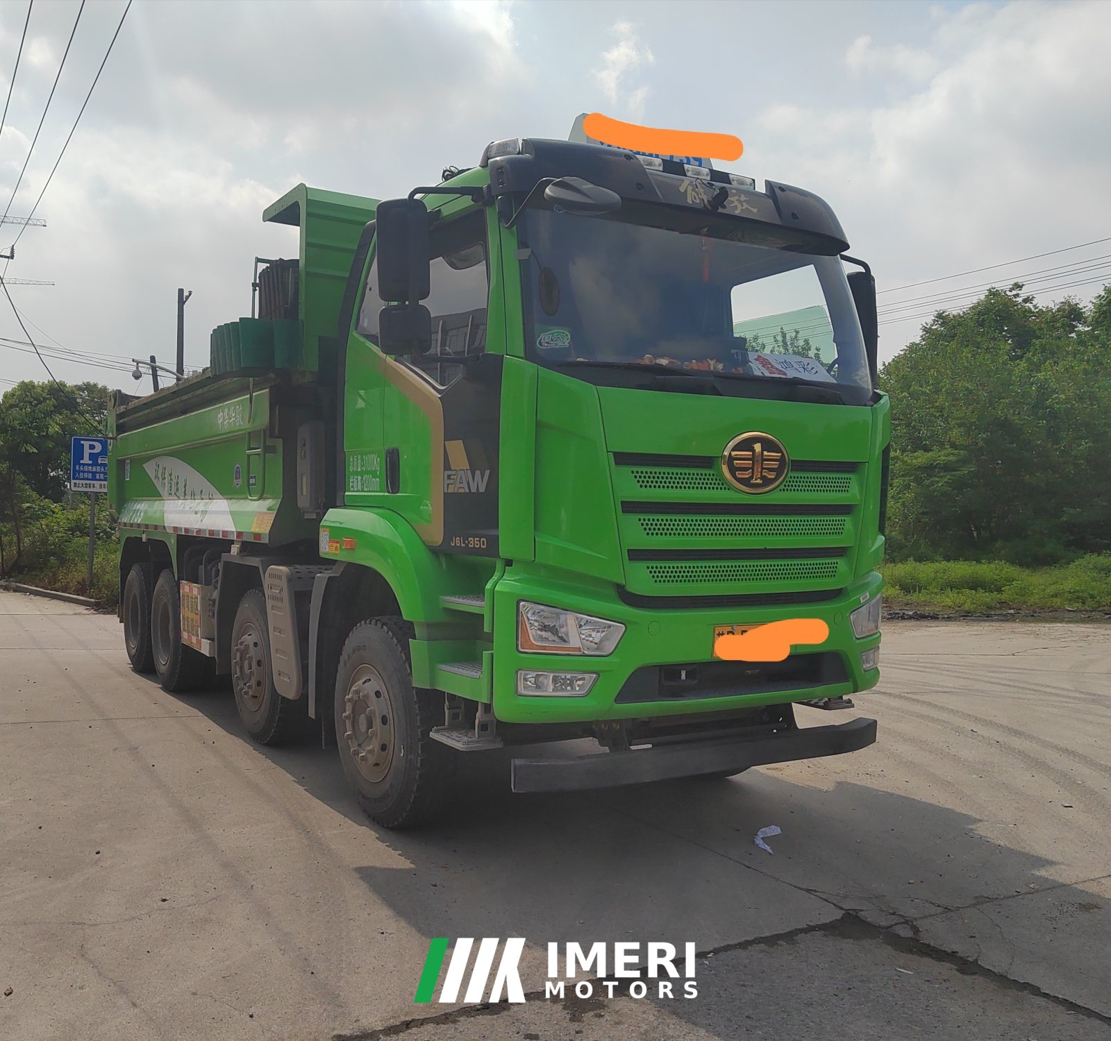 2024 FAW Jiefang J6L 350 hp 8X4 5.6 m